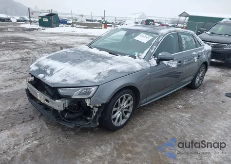 2019 Audi A4 45 Premium из США, поврежденный, VIN WAUDNAF47KN007341